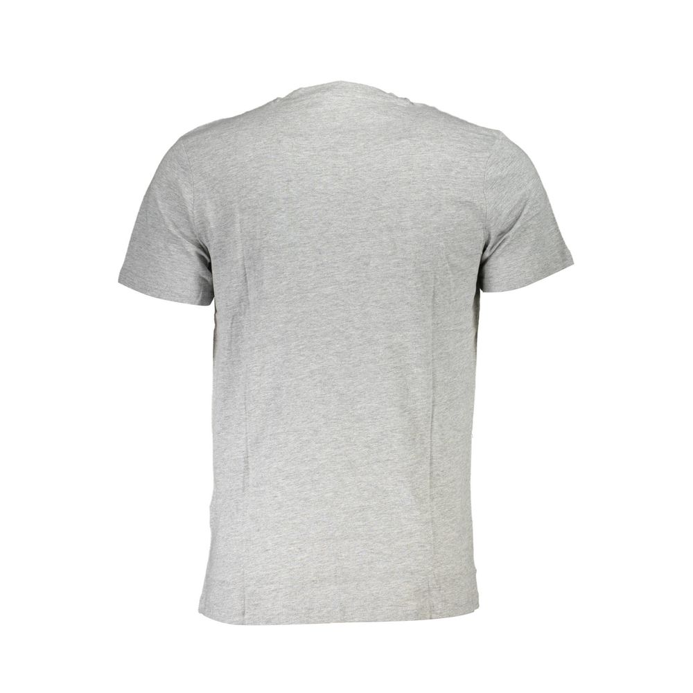Grigio Baumwoll-T-Shirt für Herren