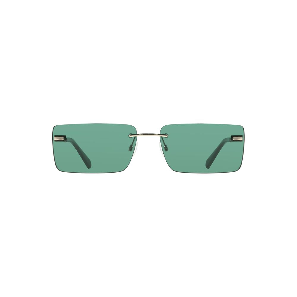 Grüne Sonnenbrille aus Metall 38339