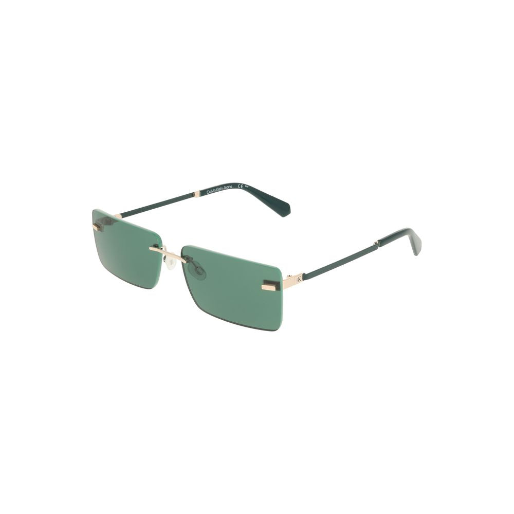 Grüne Sonnenbrille aus Metall 38339