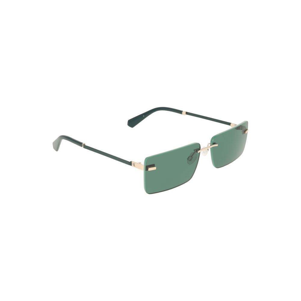 Grüne Sonnenbrille aus Metall 38339