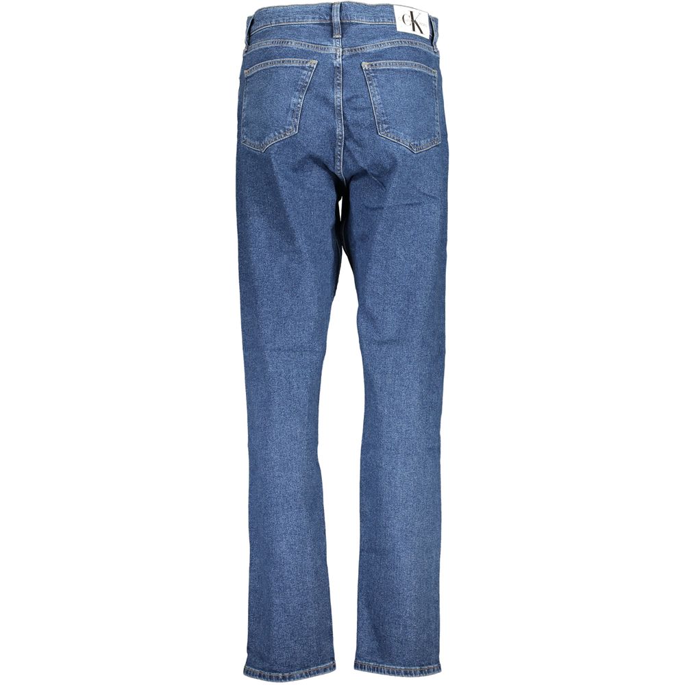 Damenjeans aus Baumwolle in Blau
