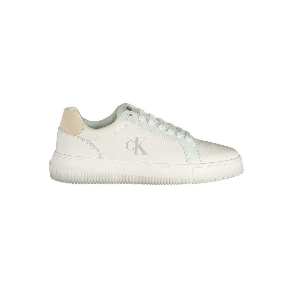 Herren-Sneaker aus weißem Polyurethan
