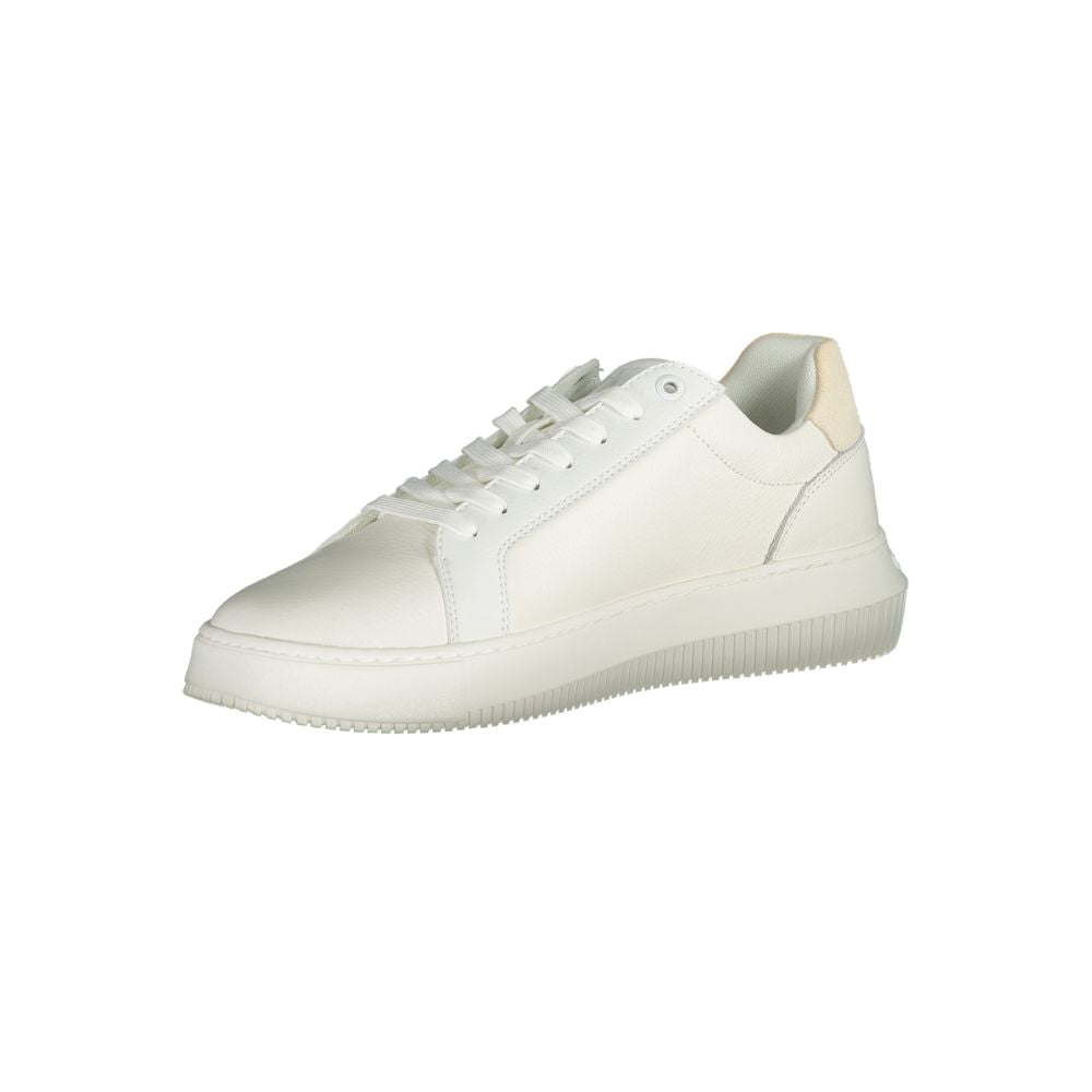 Herren-Sneaker aus weißem Polyurethan