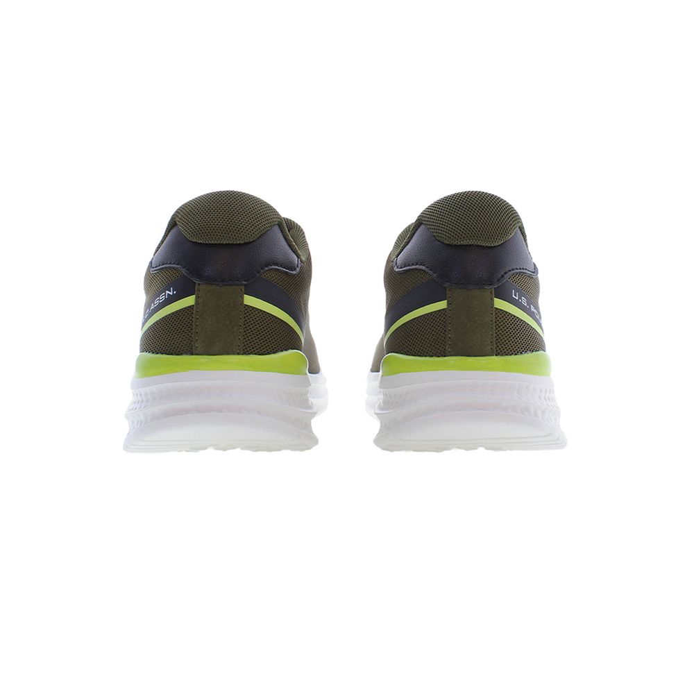 Grüner Polyester-Sneaker