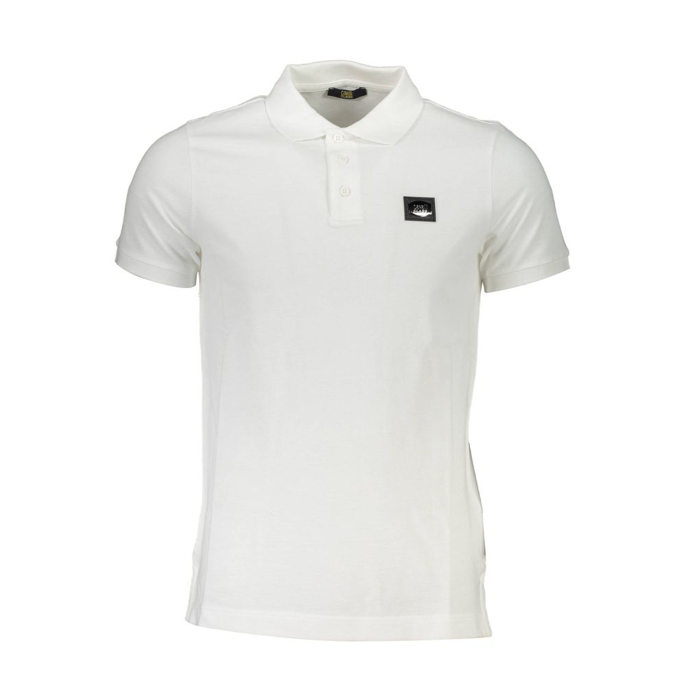 Bianco Baumwoll-Herrenpoloshirt