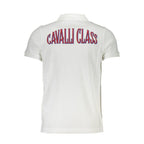 Bianco Baumwoll-Herrenpoloshirt