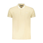 Beige Baumwoll-Herren-Poloshirt