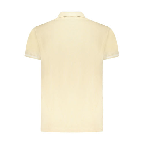 Beige Baumwoll-Herren-Poloshirt