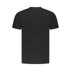 Schwarzes Baumwoll-T-Shirt für Herren