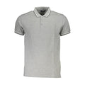 Grigio Baumwoll-Herrenpoloshirt