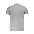 Grigio Baumwoll-Herrenpoloshirt