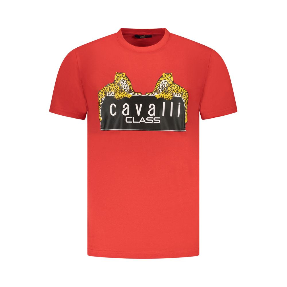 Rosso Baumwoll-T-Shirt für Herren