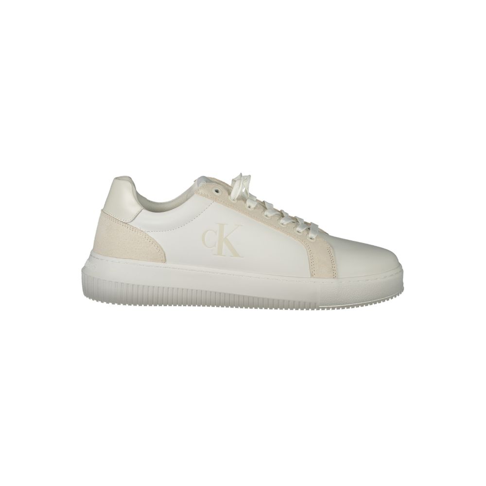 Weißer Herren-Sneaker aus Polyurethan