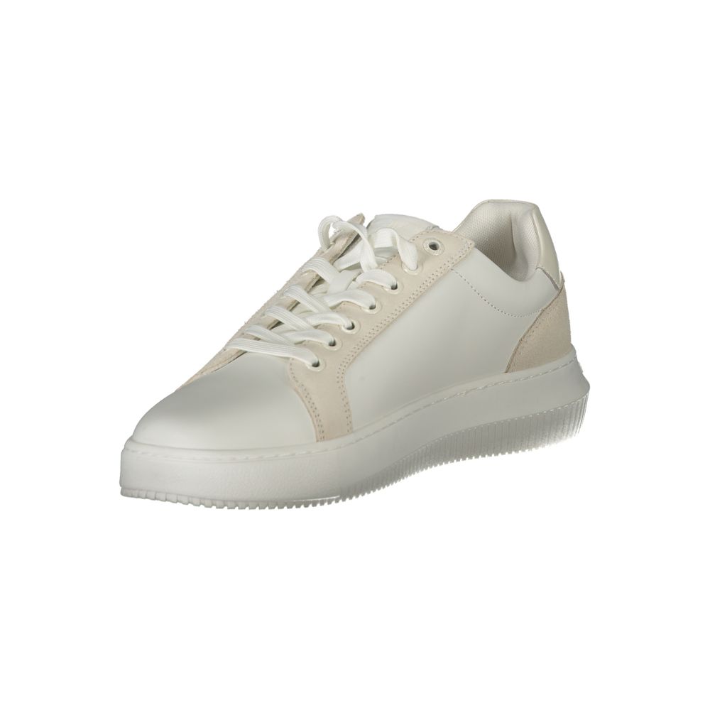 Weißer Herren-Sneaker aus Polyurethan