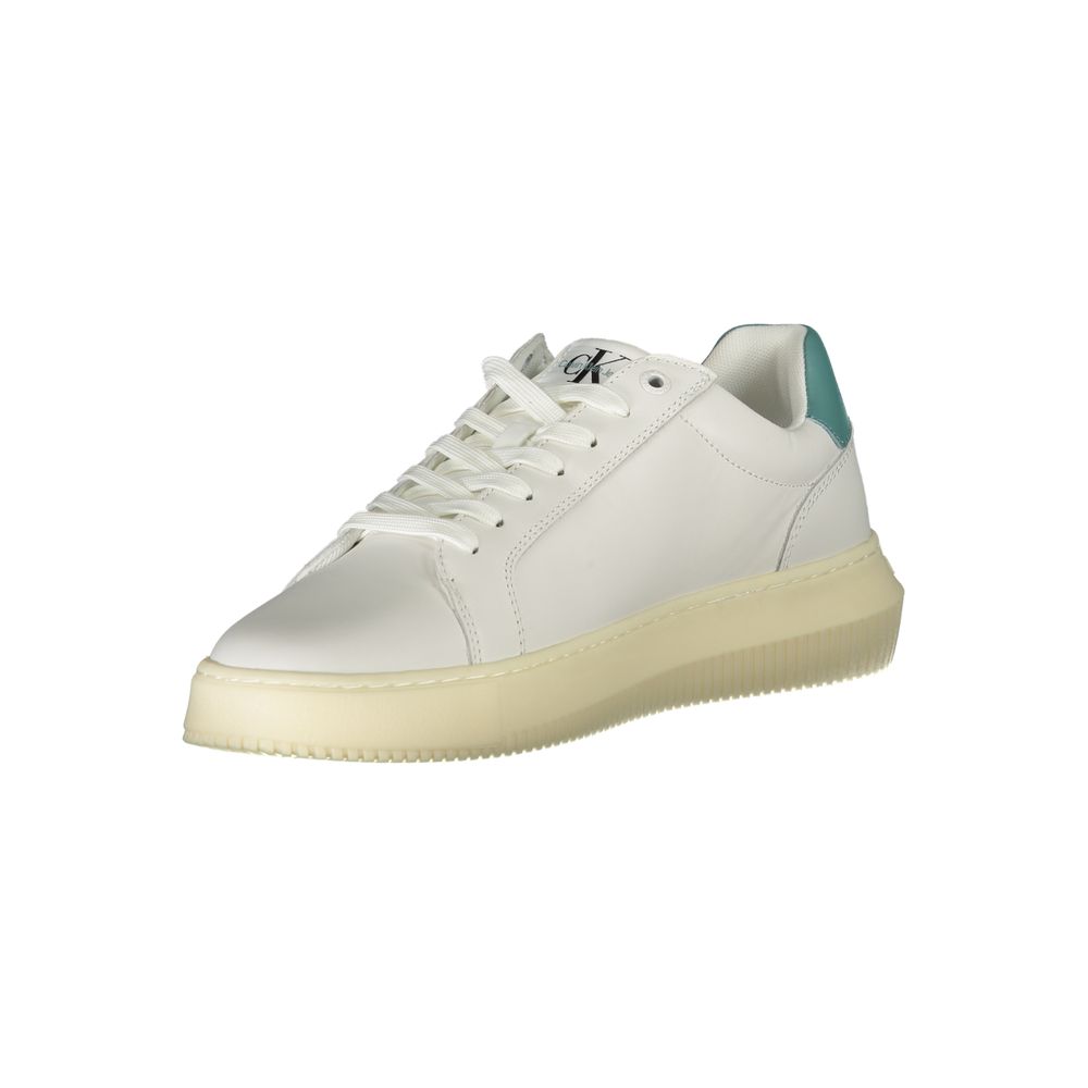 Sneaker aus weißem Polyester