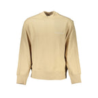 Beige Baumwoll-Sweatshirt für Herren