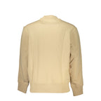 Beige Baumwoll-Sweatshirt für Herren