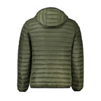 Grüne Polyamid-Herrenjacke