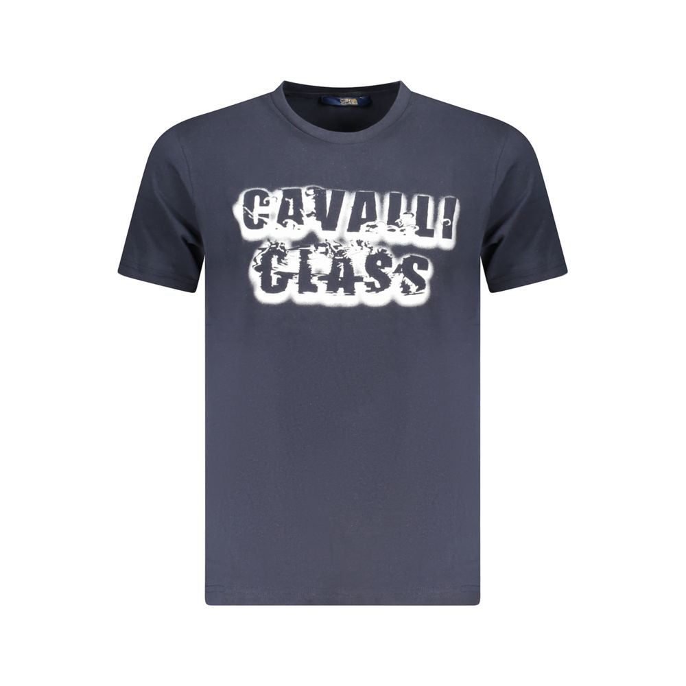 Blu Baumwoll-T-Shirt für Herren