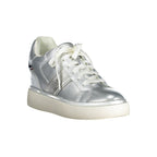 Grauer Polyester-Sneaker
