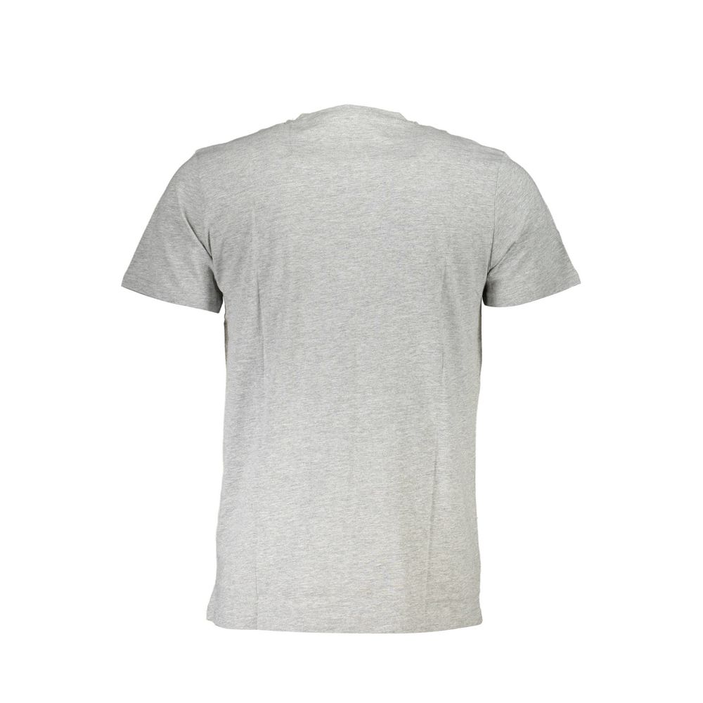 Grigio Baumwoll-T-Shirt für Herren