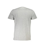 Grigio Baumwoll-T-Shirt für Herren