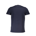 Blaues Baumwoll-T-Shirt für Herren
