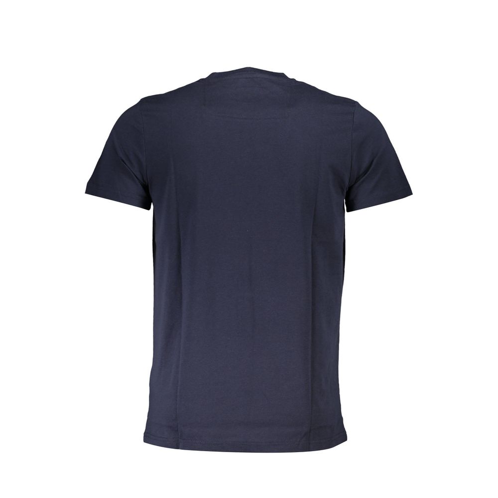 Blaues Baumwoll-T-Shirt für Herren