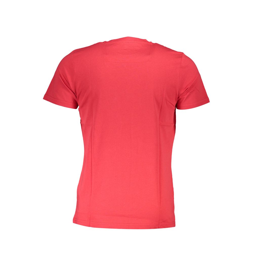 Rotes Baumwoll-T-Shirt für Herren