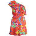 Rotes Viskose-Kleid
