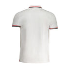 Weißes Baumwoll-Poloshirt