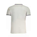 Grigio Baumwoll-Poloshirt für Herren