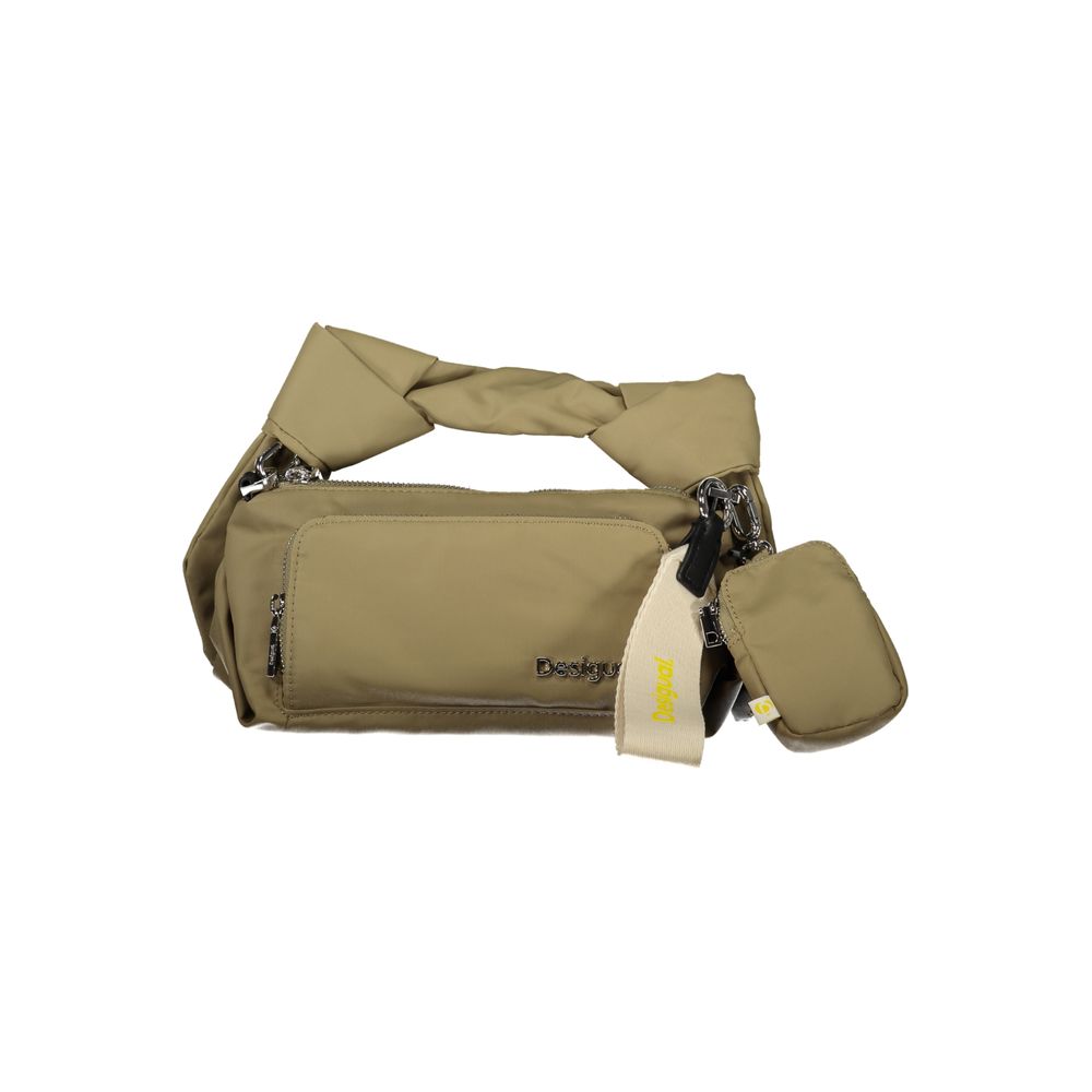 Grüne Polyester-Handtasche