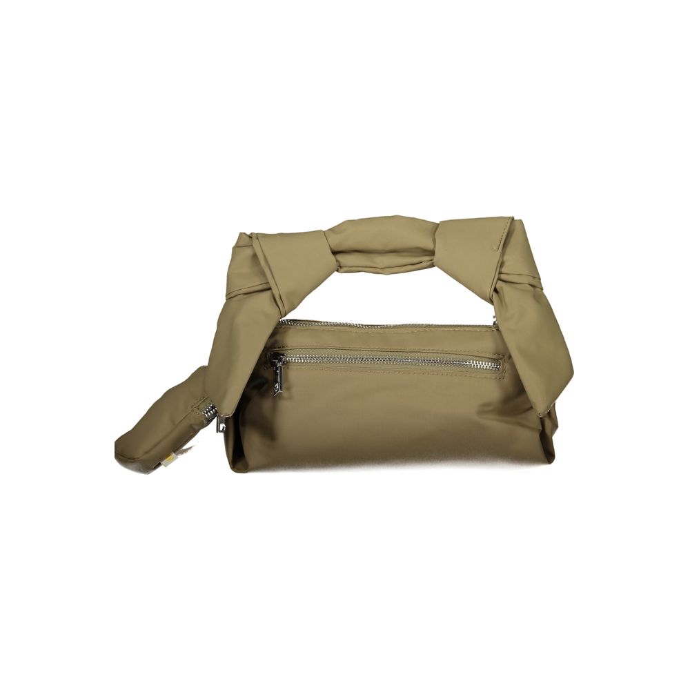 Grüne Polyester-Handtasche