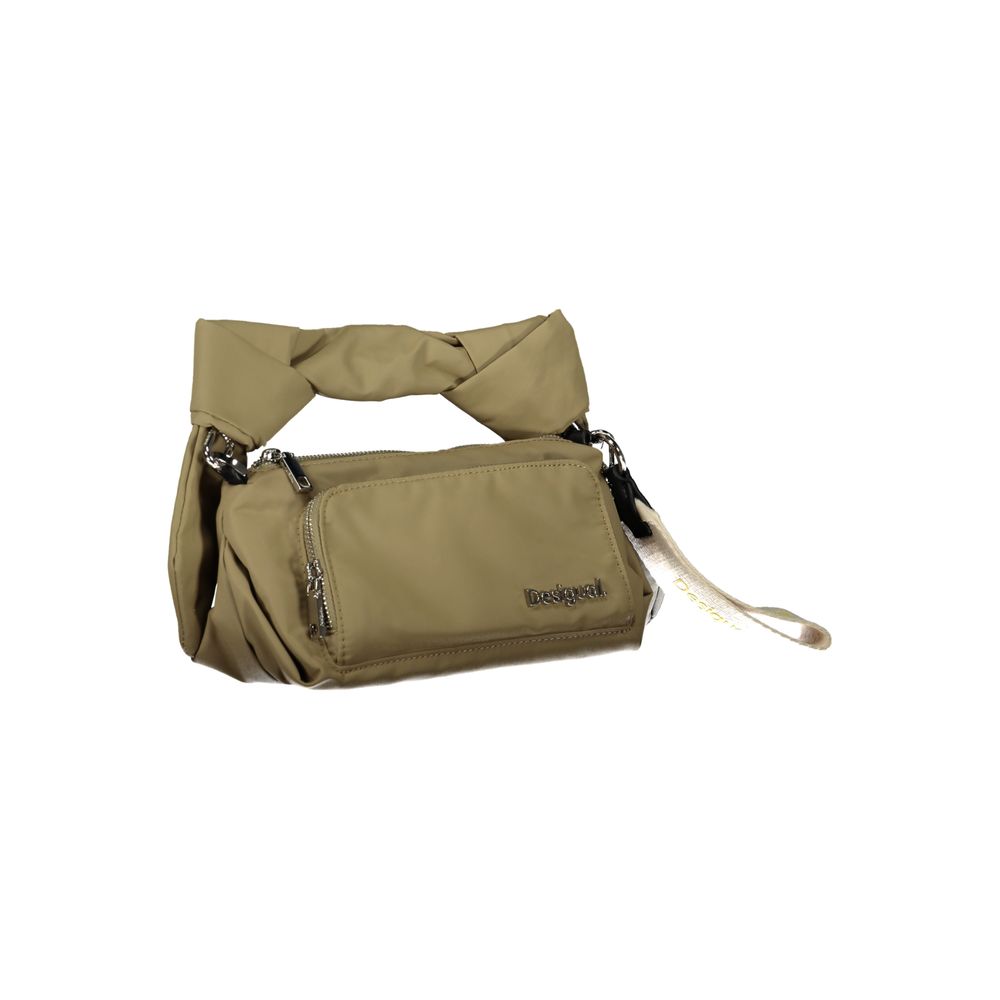 Grüne Polyester-Handtasche
