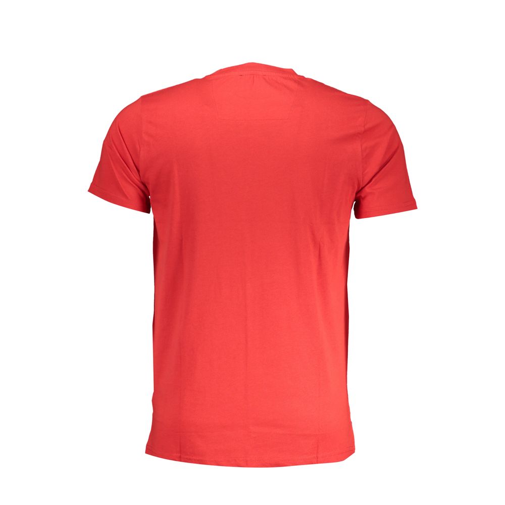 Rotes Baumwoll-T-Shirt für Herren