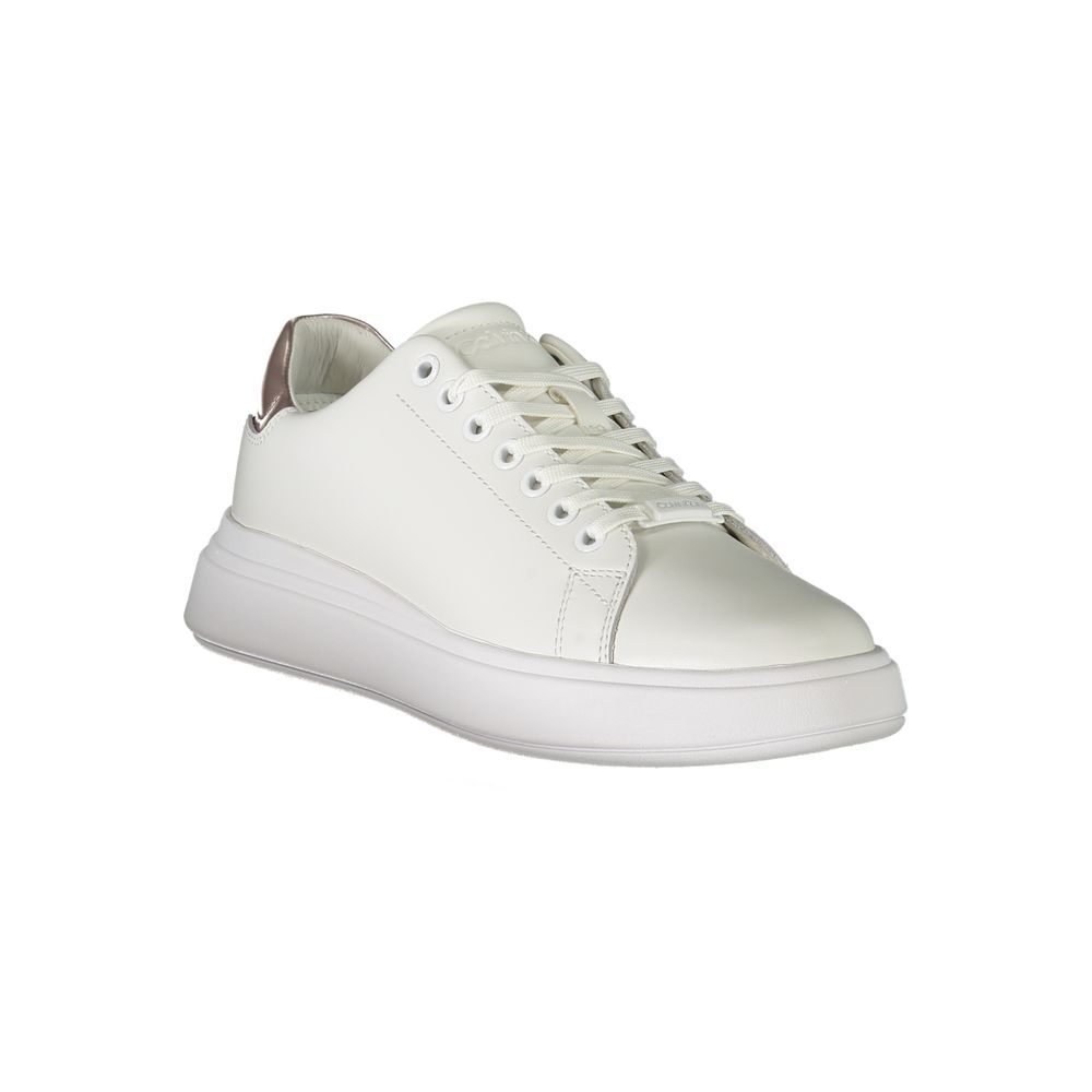 Weiße Leder-Sneaker für Damen