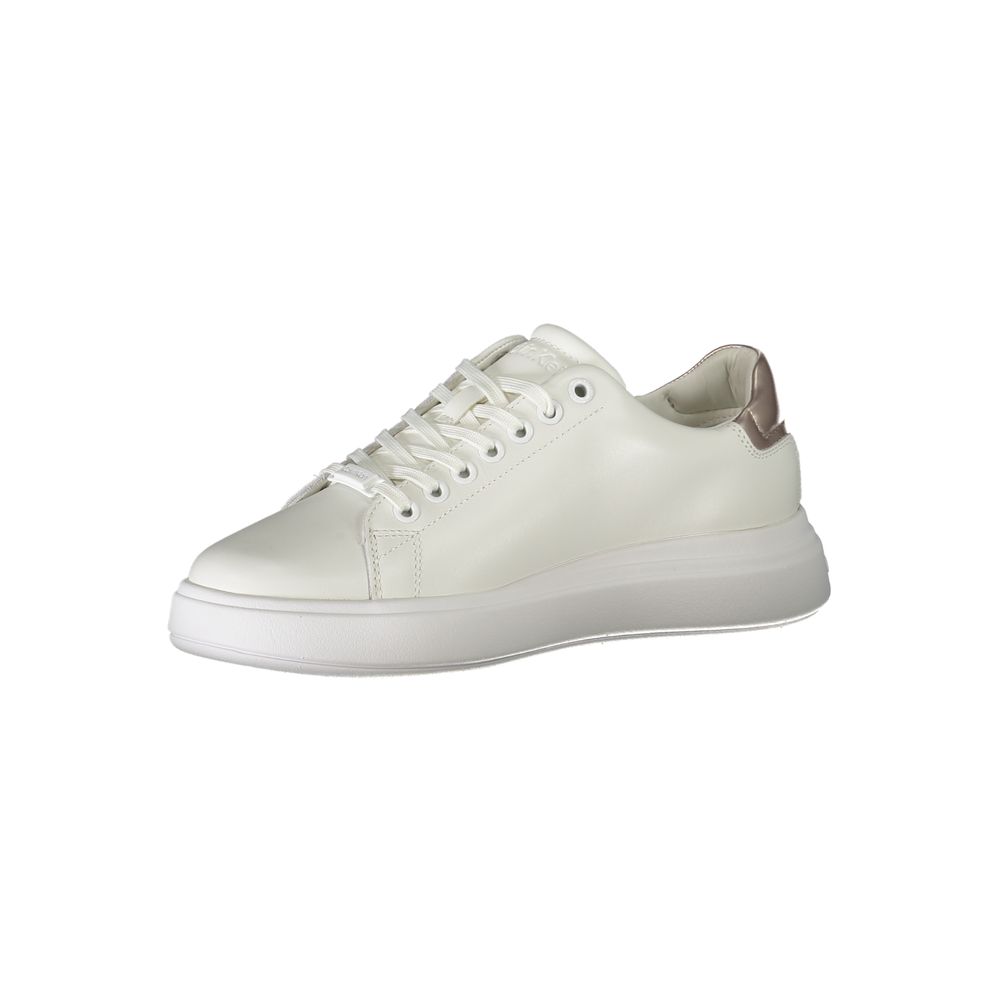 Weiße Leder-Sneaker für Damen