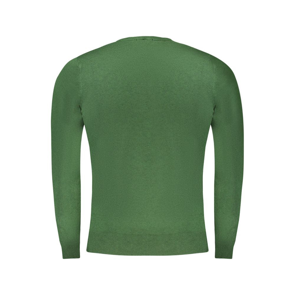 Grüner Polyester-Pullover