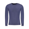 Blauer Nylon-Pullover