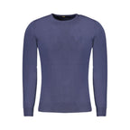 Blauer Nylon-Pullover