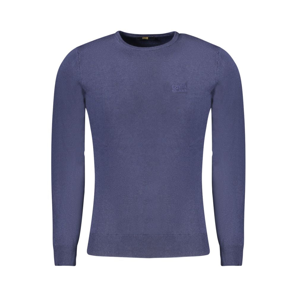 Blauer Nylon-Pullover