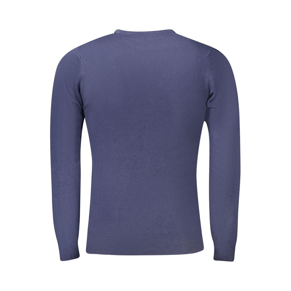 Blauer Nylon-Pullover