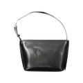 Schwarze Polyester Handtasche