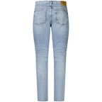 Blaue Tapered-Jeans in Slim Fit für Herren