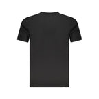 Schwarzes Baumwoll-T-Shirt für Herren