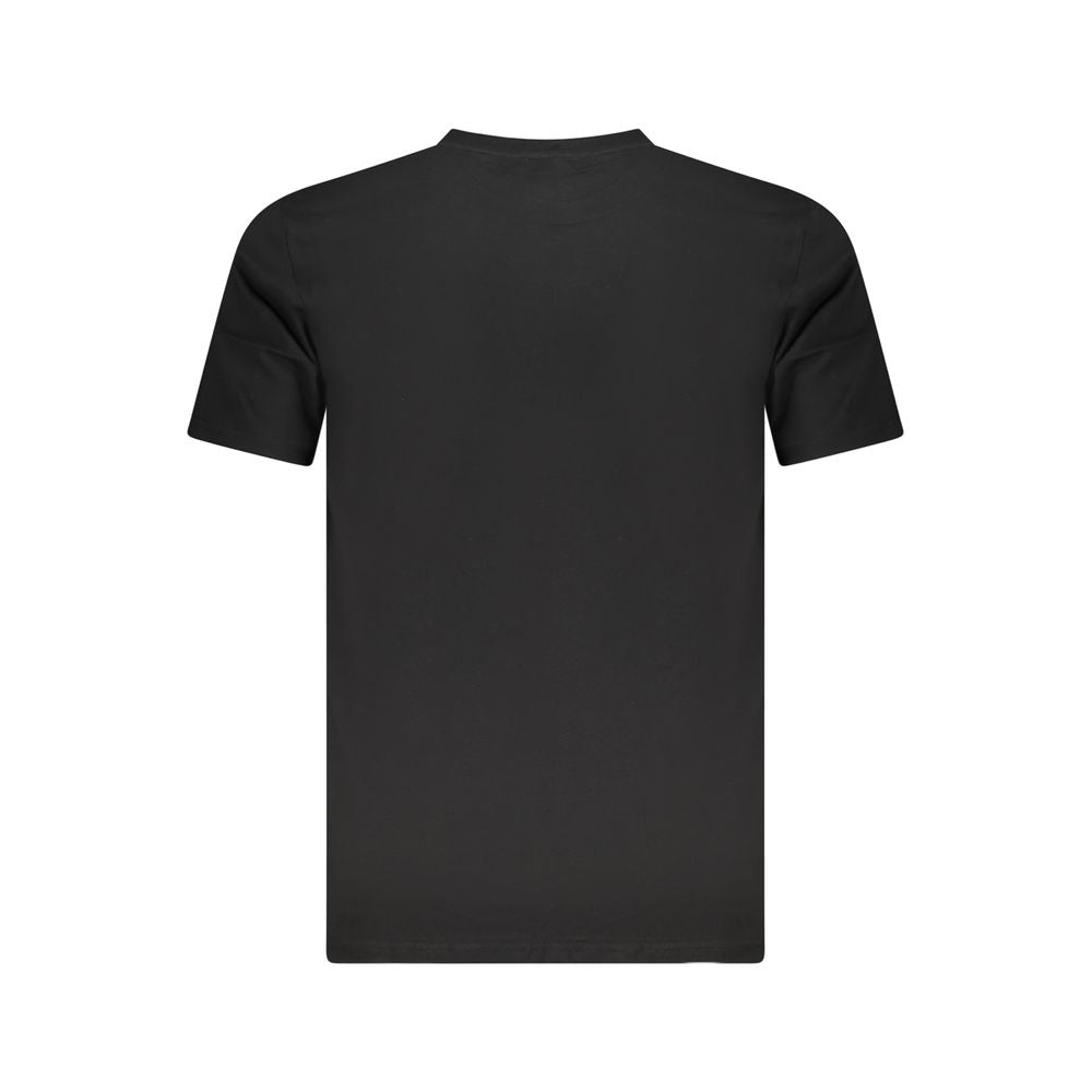 Schwarzes Baumwoll-T-Shirt für Herren