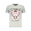 Grigio Baumwoll-T-Shirt für Herren