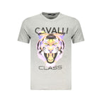Grigio Baumwoll-T-Shirt für Herren