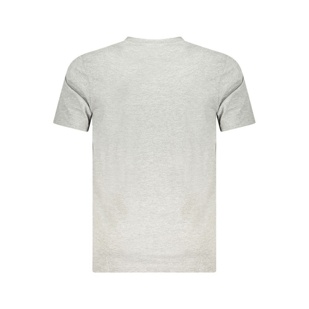 Grigio Baumwoll-T-Shirt für Herren